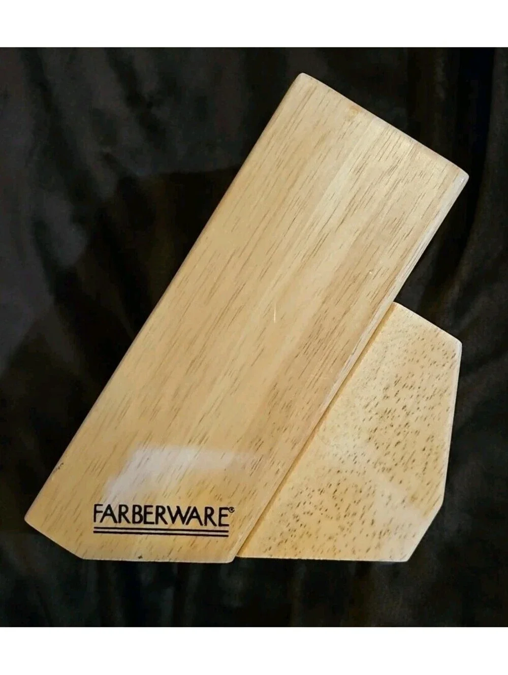 FarberWare Knife Block 13 Slot Plus Scissors Holster Wood 8
